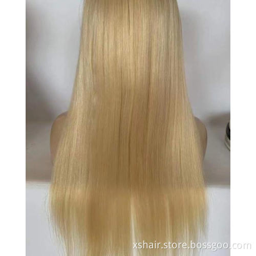 Factory Wholesale 360 Lace Woman Full 30 Inch 613 Virgin 250 Density Original Human Hair Wig